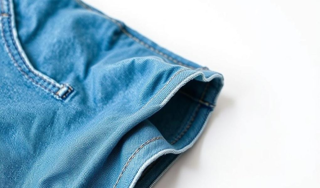 jak wytrzeć jeansy po skróceniu