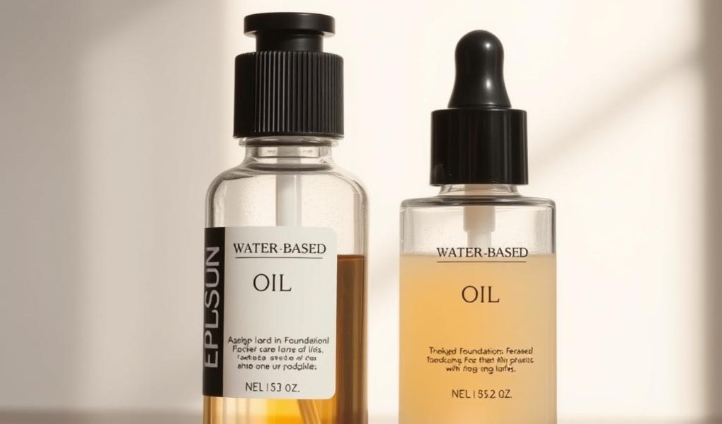 podkład na bazie wody czy oleju