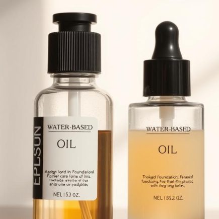 podkład na bazie wody czy oleju