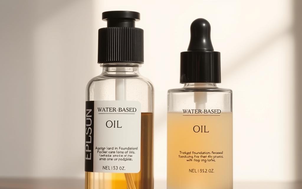 podkład na bazie wody czy oleju