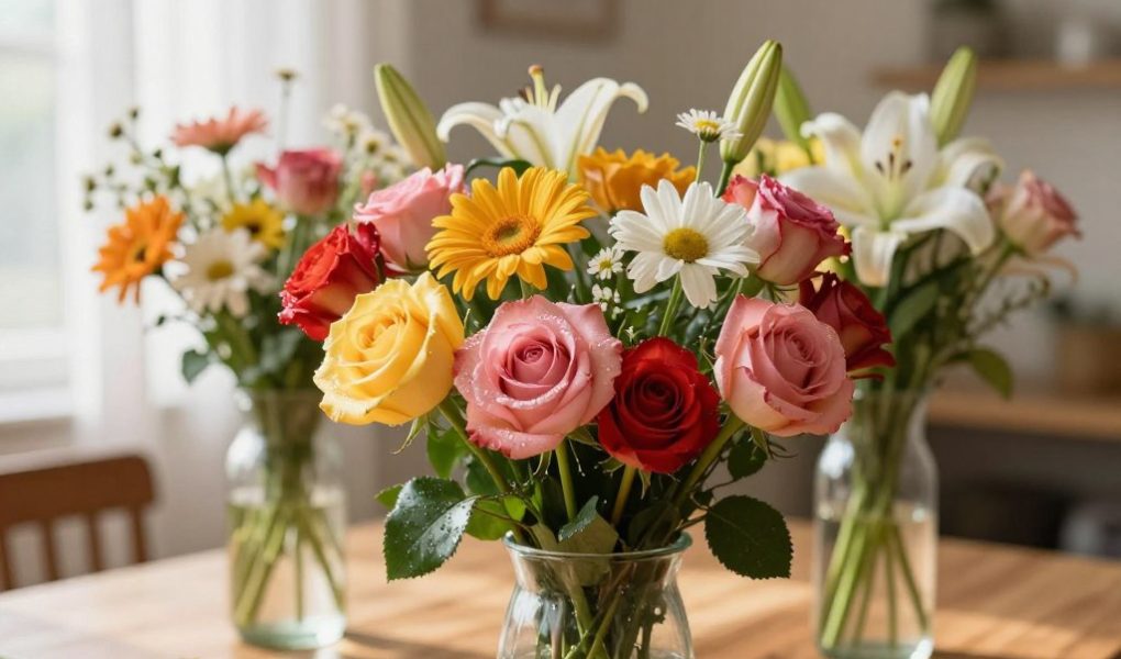 co wsypać do wody żeby kwiaty dłużej stały